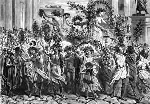 Bacchus Prints: Bacchic Feast, Athens