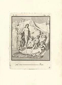 Antichità Gallery: Bacchus contemplates the sleeping Ariadne on Naxos