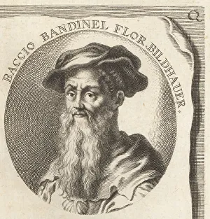 Draughtsman Prints: Baccio Bandinelli, Italian sculptor and painter, 1493-1560