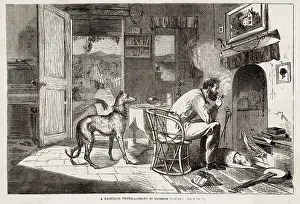 A bachelor there... image 4 of a series on the benefits of Australia over England & encouraging emigration. Date: 1863