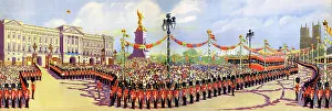 Cut Out Prints: Backdrop - The Coronation Panorama Cut-Out Book, 1937