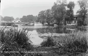 Greenery Prints: A Backwater Scene in Yalton on Thames