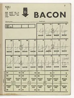 Bacon Ration Coupons