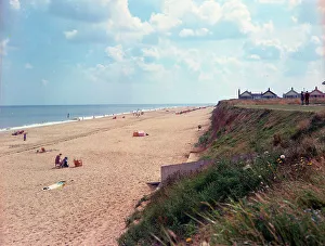 Bacton-on-Sea - Beach and cliffs