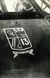 Bad Luck Crest designed by fighter pilot, WW2