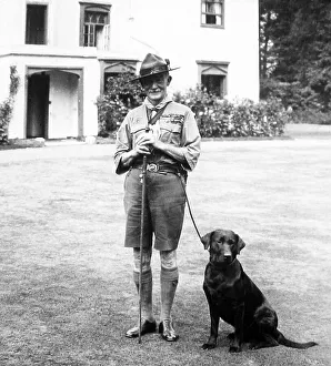 Upton Prints: Baden Powell at the 3rd World Jamboree held