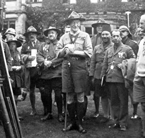 Baden Powell at the 3rd World Jamboree held