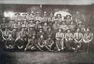 Colonialism Collection: Baden Powell with Transvaal Boy Scouts Association