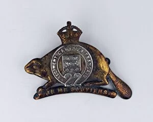 Images Dated 4th October 2012: Badge of the 22nd Battalion (Canadien Fran硩s)