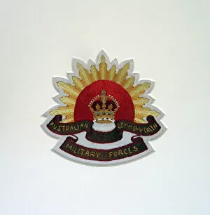 Images Dated 16th December 2011: Badge of Australian Commonwealth Military Forces