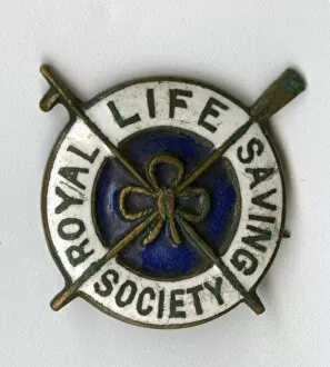Images Dated 13th January 2012: Badge, Royal Life Saving Society