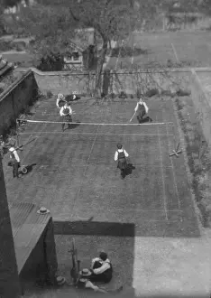 Doubles Prints: Badminton doubles viewed from Lansdowne roof