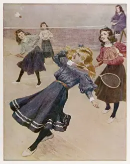 Badminton Prints: Badminton / Girls
