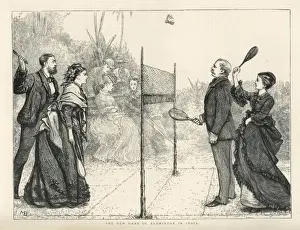 Badminton Prints: Badminton in India 1874