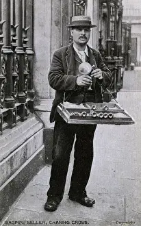 Spare Prints: Bagpipe Seller, Charing Cross, London