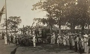 Bahamas scouts on Empire Day