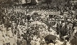 Bahamas scouts on Empire Day