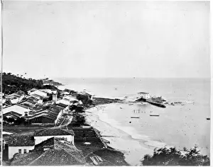 Bahia Prints: Bahia roadside view, Brazil, South America 1873