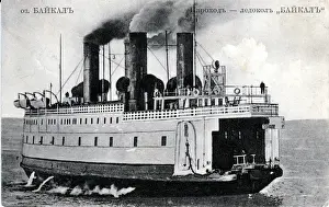 The Baikal in service on the lake