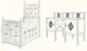 Sideboard Prints: Baillie Scott Furniture