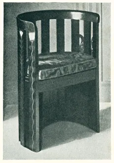 Inlaid Prints: Baillie Scott, Inlaid Chair