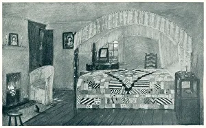 Baillie Prints: Baillie Scott Kent Cottage Bedroom