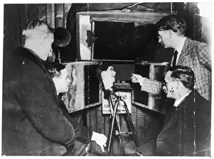 Demonstrates Prints: BAIRDs TELEVISION 1927