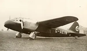 Portsmouth Prints: BAIV Double Eagle, G-AEIN, The Perfect Lady, at Hanworth