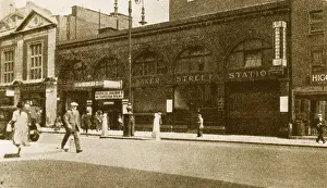 Baker Street Station, Marylebone Road, London