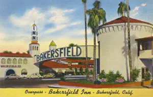 Inns Prints: Bakersfield Inn, Bakersfield, Kern County, USA