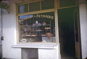 Images Dated 9th August 2012: Bakery and patisserie on a French street