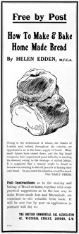 Baking your own bread, WW1