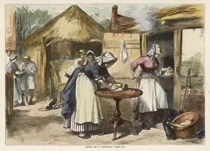 Cottagers Prints: BAKING IN WARWICKSHIRE