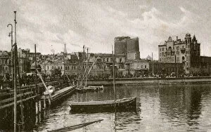 Baku, Azerbaijan - Harbour and Maiden Tower