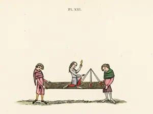 Balancing act, 14th century