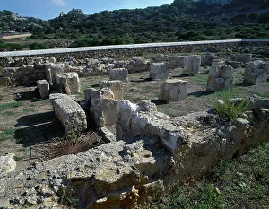Balearic Prints: Balearic Islands, Menorca, Alaior. Paleochristian Basilica