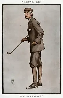 Fours Prints: Balfour with Golf Club