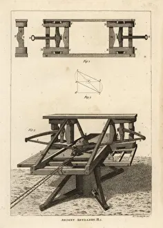 Respecting Prints: The balista. Ancient machine for projecting stones