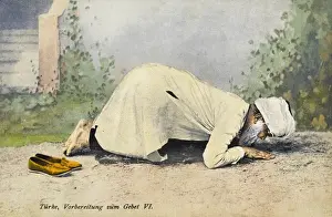 Balkans - Mostar - Turkish man at ritual prayer
