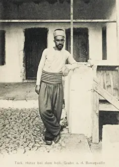 Cobbles Prints: Balkans - Mostar - Typical Turkish man