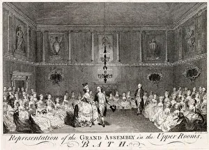 Ball in the Assembly Rooms, Bath Date: circa 1770
