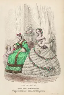 Tulle Prints: Ball & Dinner Dress 1861