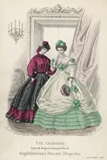 Coeur Prints: Ball Dress / Bouquet 1861