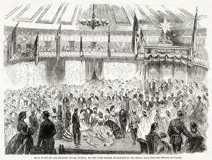 Images Dated 9th June 2021: Ball given at the Mansion House, Dublin, by the Lord Mayor