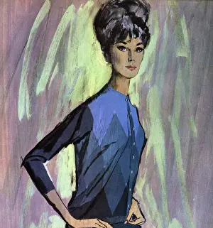 Ladylike Prints: Ballantyne twinset - sixties woman