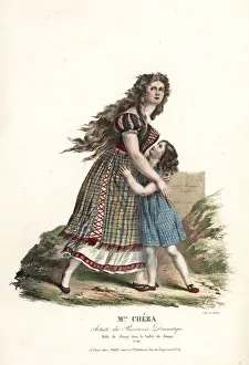 Marin Prints: Ballerina Marie Cheza in the ballet-pantomime Jenny, 1824