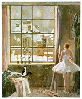 Dance Gallery: Ballerina & Snow