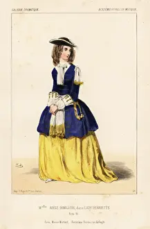 Theater Prints: Ballet dancer Adele Dumilatre in Lady Henriette, 1844