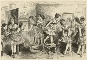 Communal Prints: Ballet dancers in their dressing room