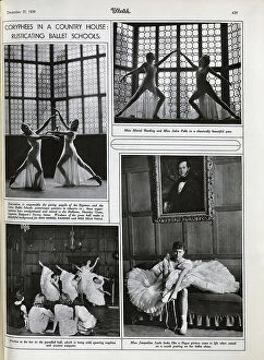 Poses Collection: Ballet schools in a country house